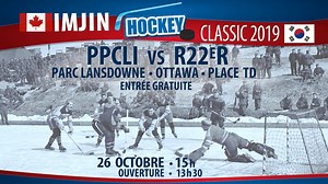 27 reactions | La rivalité qui a commencé il y a 67 ans sur la rivière Imjin gelée en Corée se poursuivra dans deux semaines lors d’un autre match au stade de la Place TD à Ottawa. Joignez-vous au Princess Patricia’s Canadian Light Infantry et au Royal 22e Régiment à l’occasion de la septième édition annuelle de la partie de hockey Imjin Hockey Classic, le samedi 26 octobre, à 15 h. L’entrée est gratuite! | Armée canadienne | Facebook