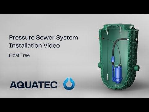 AQUATEC - Pressure Sewer Installation - Float Tree