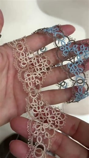 #tattingdesign #weaving #tatting #frivolite