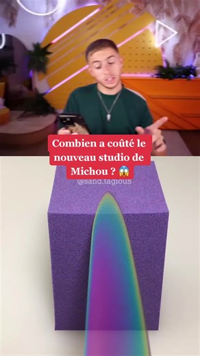Combien a coûté le nouveau studio de Michou ? 😱 #studio #michou #youtube #argent