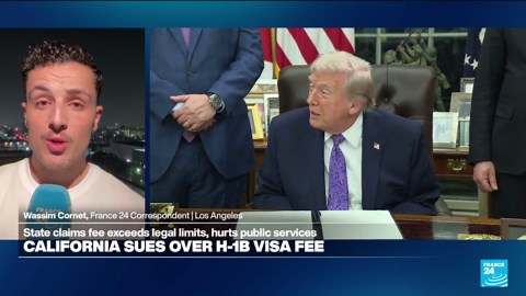 California sues Trump administration over $100,000 H-1B visa fee