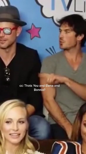 Still one of the funniest #tvd interview moments #thevampirediaries #damon #elenagilbert #bonniebennett #interview #funny