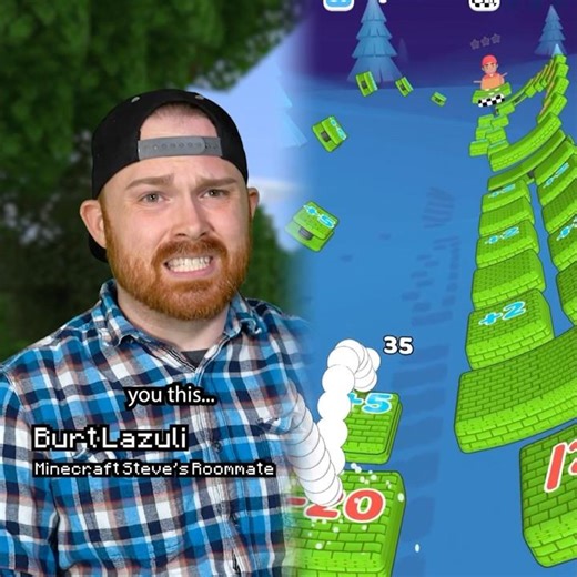 Minecraft Steve is back at being the best roomamate you could have 😅 #creatorsearchinsights #gaming