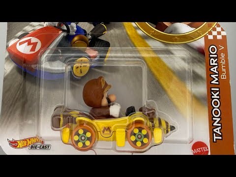 HOT WHEELS MARIO KART - TANOOKI MARIO - BUMBLE V