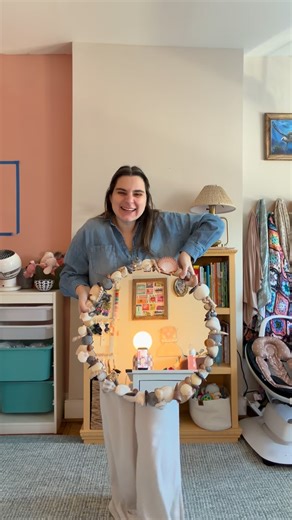 Rachel | life after loss + gentle motherhood | shell mirrors for sale!!! link in bio 🫶 • • • #shellmirror #crafty #shellcrafts #raysellsshells #etsyshop | Instagram