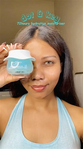 Perfect moisturiser match for all skin type🩵“Dot & Key 72 hours hydration moisturiser||