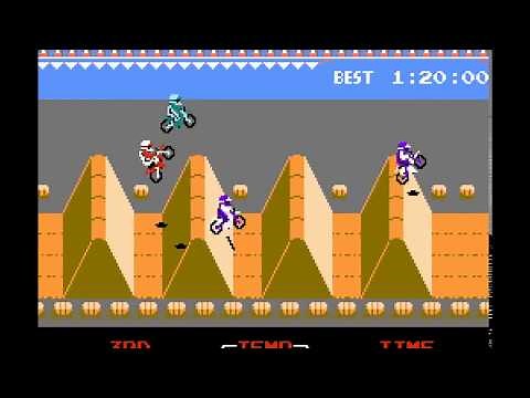 NES Game: ExciteBike (1984 Nintendo)