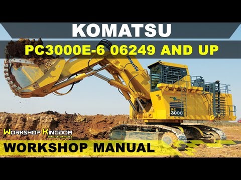 KOMATSU PC3000E-6 06249 AND UP Workshop Service Repair Manual - English - PDF Download
