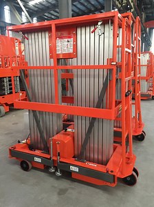 [Hot Item] Indoor Mobile Aluminum Lift Platform Hydraulic Elevated Work Platform Dependable Performance Man Lift Elevator