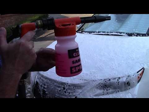 Foaming Car Without Power Washer - Foam Gun Car Wash