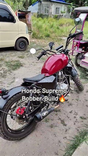 Honda Supremo Diy Bobber Build🔥 #bobberbuild #modified #hondasupremo #motorcycle