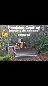 🇺🇸Precision Grading🇺🇸 Jake Jarvis always says to call if you are in an emergency situation (no/limited access) and he means it!! 💯 Access has been restored in multiple locations to several homeowners today-no charge. ♥️ The hours following a storm are filled with calls and definitely change the plan for the week. This is such a strong community! We are grateful to serve! 🙌 | Precision Grading