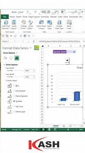 How to create a battery chart in Excel #Excel #charts #exceltips #ExcelLife | KASH