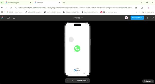 #uidesign #uxdesign #prototype #designthinking #whatsappredesign | Madhumathi Karuppasamy