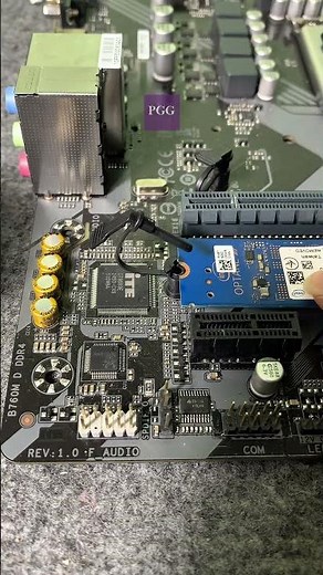 M.2 SATA SSD Installation #shorts #ssd #intelssd #m2sata