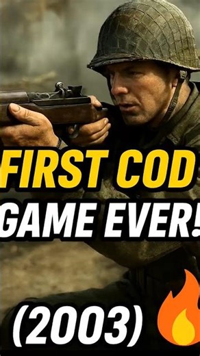 “The Very First Call of Duty Game Ever! 🔥 (2003 Classic)” #shorts #cod
