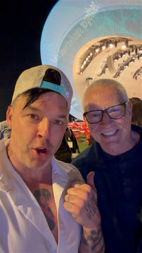 NASCAR hall of fame driver and one of my best friends Mark Martin came to San Diego to see the show tonight ❤️ | Recycled Percussion