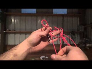 100lb Medieval Style PVC Crossbow for Under $10 Part 5 - Making a Flemish Twist Crossbow String