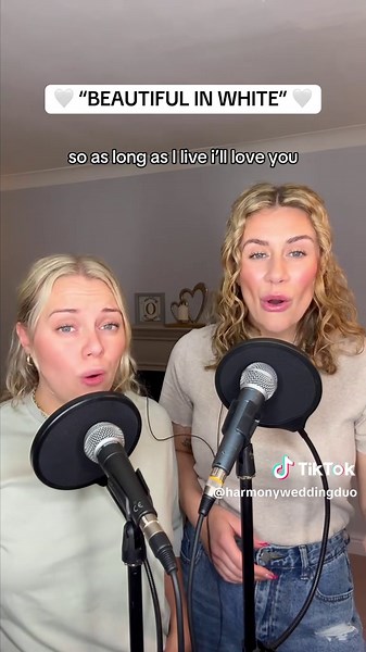 The most gorgeous song for a wedding!🤍✨💍 #harmonyweddings #harmonyweddingduo #weddingduo #weddingsongs #bridetobe