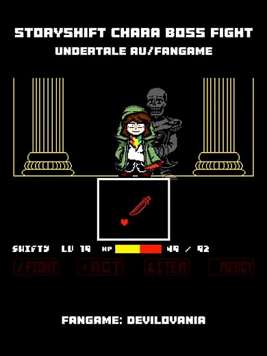 Storyshift Chara Boss Fight: Insanity Sans Battle