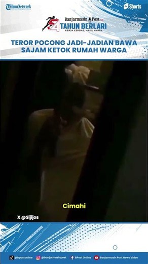 Viral! Armed "Pocong" Terror Shocks West Bandung, Residents Afraid to Go Out at Night