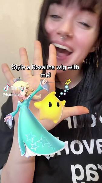 Wig Styling Tutorial: Rosalina Transformation