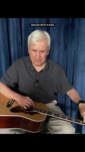 SEALED WITH A KISS Acoustic cover #bobbyvinton #brianhyland #sealedwithakiss #music #timeless #guitar #cover #acousticcover #godinguitars #richardbeausoleil