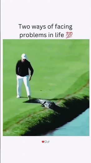 two ways of facing problem #facingchallenges