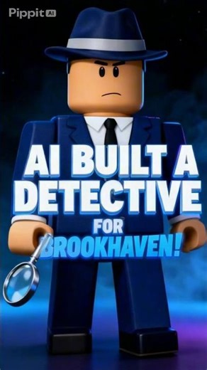 AI BUILT A DETECTIVE FOR BROOKHAVEN! Can He Solve The Case? 🕵️‍♂️#ai