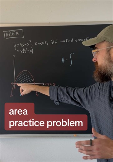 try this area practice problem! #calculus #mathematics #math #maths #education AREA REVIEW VIDEOS: @CalcPrep @CalcPrep