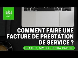 How do I create an invoice for a service provided?