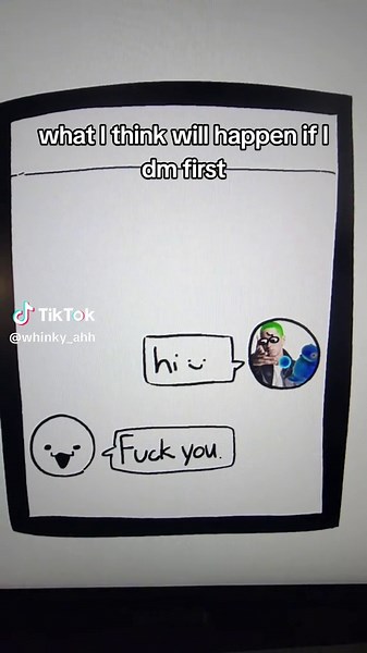 What Happens If I DM First: A Drawing Perspective