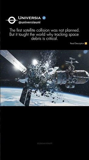 The First Satellite Collision Ever