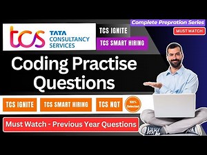 TCS Ignite and Smart Coding practice Questions | TCS Ignite Exam Questions Prepration |TCS Exam 2025