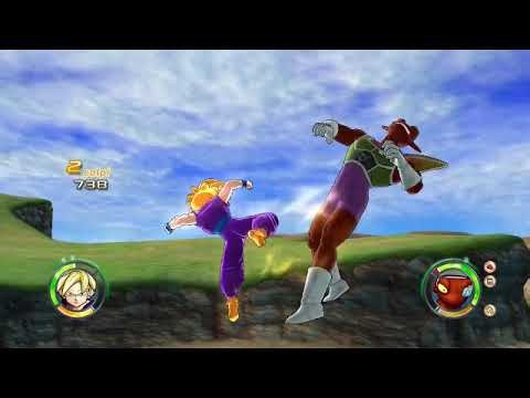 Dragon Ball Raging Blast 2 - Teen Gohan SSJ to SSJ2 Transformation & Gameplay Showcase (Team Battle)