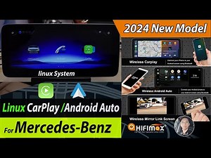10.25''/12.3'' Mercedes Benz Linux Touch screen w/Wireless Apple CarPlay +Android Auto+mirror link