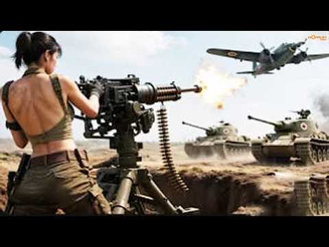 Beautiful woman assembles an AK-style machine gun and snipes Japanese forces from 1,000 meters away!