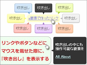 2/3 吹き出しツールチップが簡単に作れるPowerTipの使い方 [ホームページ作成] All About