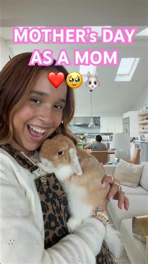 my first mother’s day as a bunny mom 🐰🥹❤️ #babybunny #bunny #bambi #rabbit #thebunnybambi