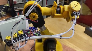 3-DOF Robot Arm Wrist Without The Motor Weight