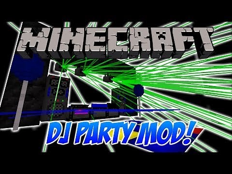 Minecraft DJ Party Mod - Lasers, Smoke Machines and More! - Minecraft Mod Spotlight.