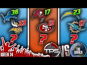 2022 NFL Week 14 PICKS, PREDICTIONS & PRIZES! TPS vs THE WORLD!!!