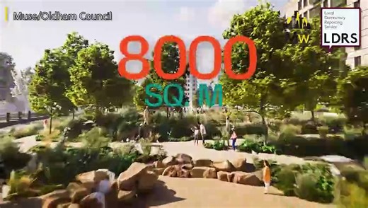 Fly through stunning CGIs showing dramatic Oldham town centre revamp with 2,000 homes