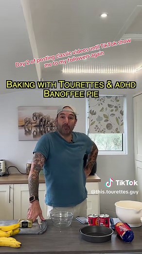 Making Banoffee Pie with Tourettes and ADHD