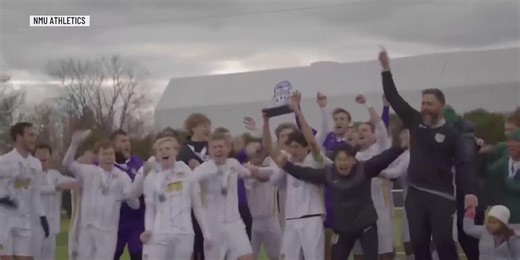 Northern Michigan men’s soccer wins first GLIAC Title in program history