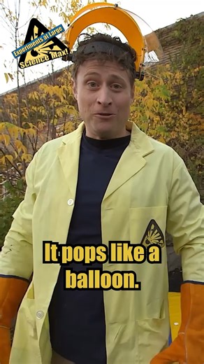 Science Max - 9 Story on Instagram: "Liquid Nitrogen Explosion | Science Max #shorts #experiment #nitrogen"