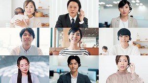 Group Asian People Talking Video Calling Stock Footage Video (100% Royalty-free) 1095476843 | Shutterstock