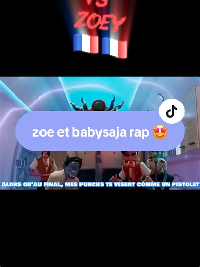 zoey and baby saja rap battle fr 🇫🇷🇫🇷🇫🇷 #kpopdemonhunters #zoey #babysaja
