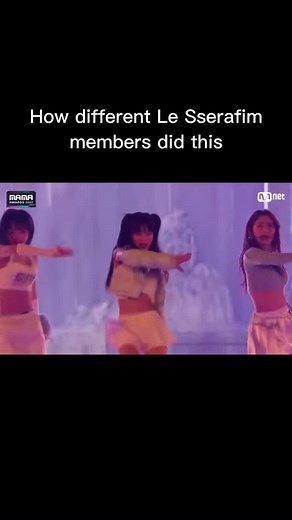 Ngl I was surprised by Sakura and Eunchae🧁 #kpop #fyp #blizzanne #lesserafim