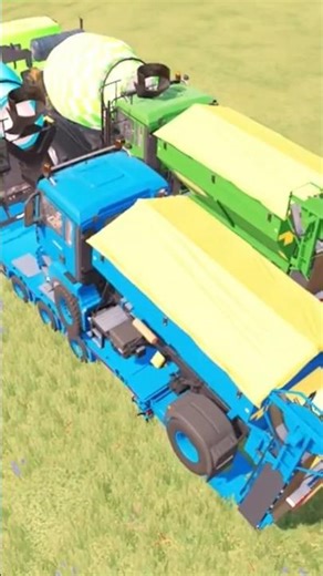 Parking Dump Truck Blue In Playground #fs22 #mercedese220#farmingsimulator22#dumptruck #mantrucks